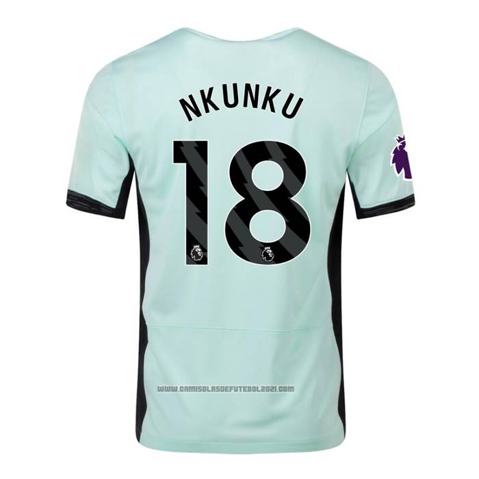 Camisola Chelsea Jogador Nkunku 3º 2023-2024